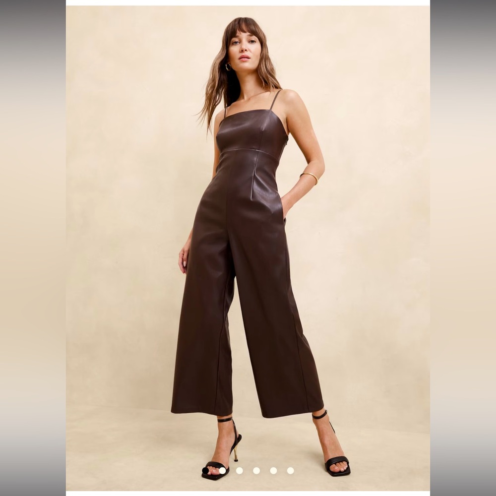 VEGAN LEATHER JUMPSUIT